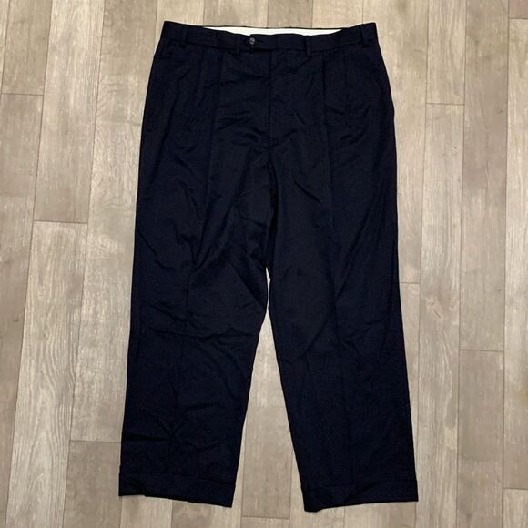 Mens Chaps Ralph Lauren 100% Wool‎ Casual Dress Chino Pants - Picture 1 of 9